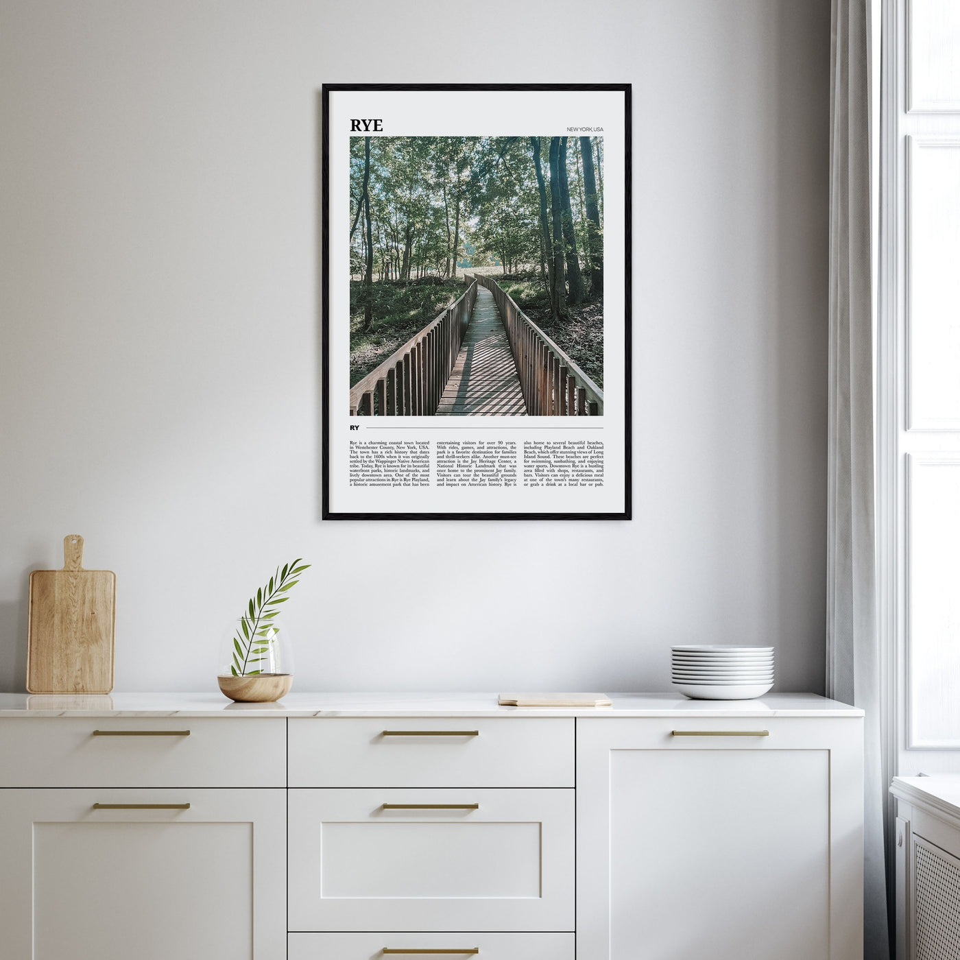 Rye Travel Color Poster