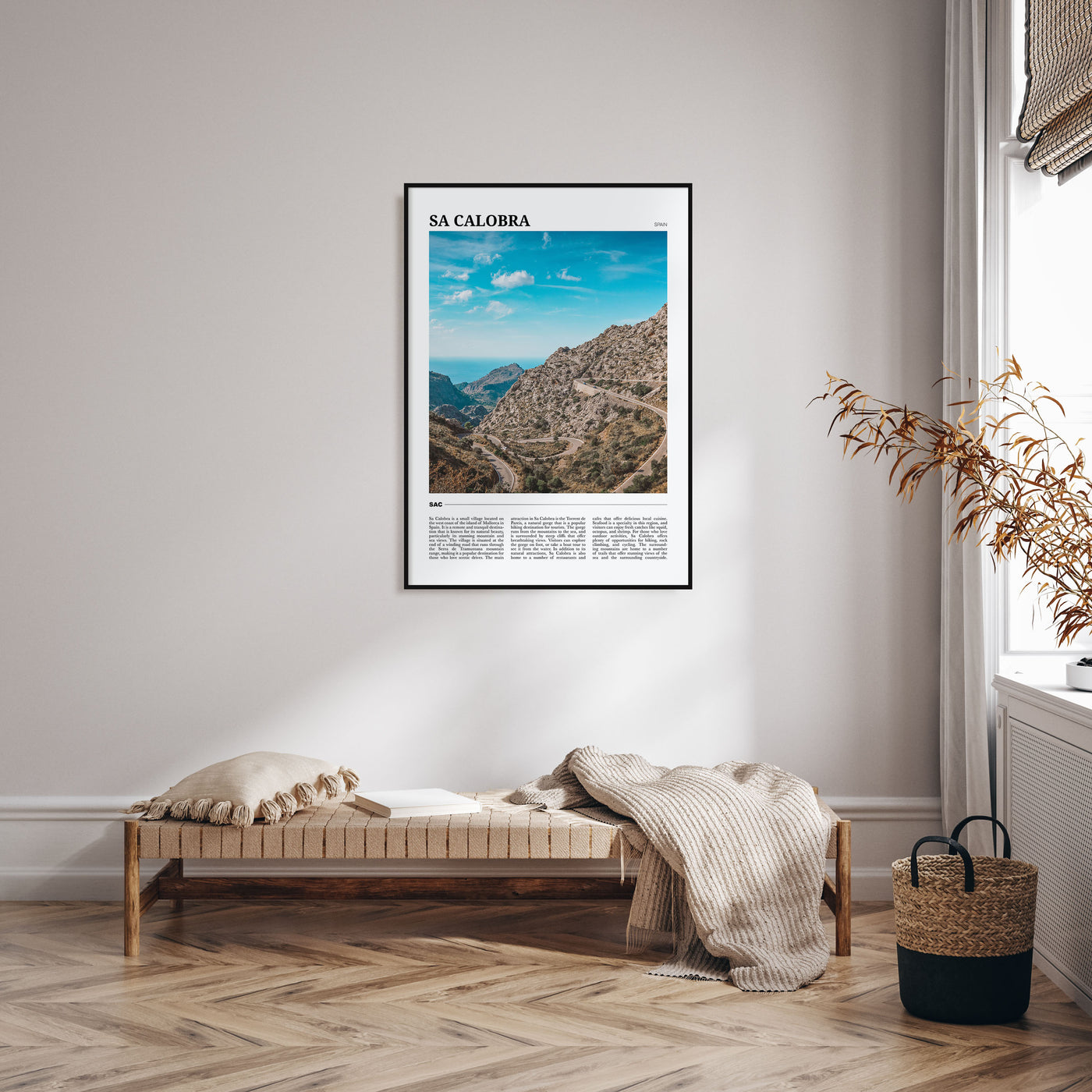 Sa Calobra Travel Color Poster
