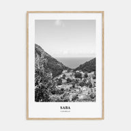 Saba Portrait B&W Poster