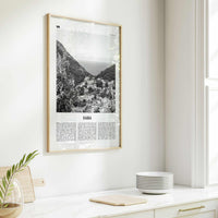 Saba Print Black and White, Saba Wall Art, Saba Poster, Saba Photo, Saba Wall Décor, Saba Map, Caribbean