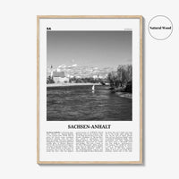 Sachsen Anhalt Print Black and White, Sachsen-Anhalt Wall Art, Sachsen-Anhalt Poster, Sachsen-Anhalt Photo, Sachsen-Anhalt Map, Germany