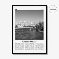 Sachsen Anhalt Print Black and White, Sachsen-Anhalt Wall Art, Sachsen-Anhalt Poster, Sachsen-Anhalt Photo, Sachsen-Anhalt Map, Germany