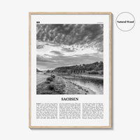 Sachsen Print Black and White, Sachsen Wall Art, Sachsen Poster, Sachsen Photo, Sachsen Wall Décor, Sachsen Map, Germany