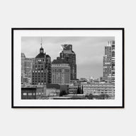 Sacramento Landscape B&W Poster