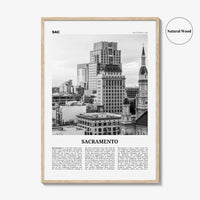 Sacramento Print Black and White No 2, Sacramento Wall Art, Sacramento Poster, Sacramento Photo, California, USA, United States
