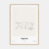 Saguaro National Park Drawn Poster