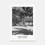 Saint Croix Portrait B&W Poster