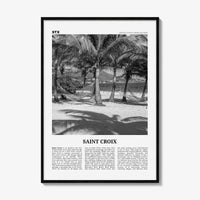 Saint Croix Print Black and White, St Croix Wall Art, St Croix Poster, St Croix Photo, Saint Croix, Twin City, United States Virgin Islands