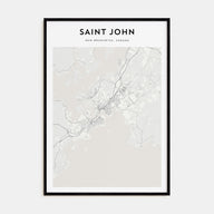 Saint John Map Portrait Poster