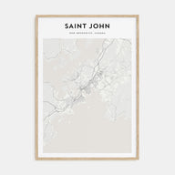 Saint John Map Portrait Poster