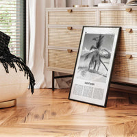 Saint John Print Black and White, St John Wall Art, St John Poster, St John Photo, Saint John, Love City, United States Virgin Islands