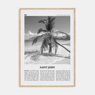 Saint John Travel B&W Poster