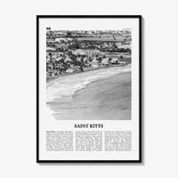 Saint Kitts Print Black and White, Saint Kitts Wall Art, Saint Kitts Poster, Saint Kitts Photo, Saint Kitts Wall Décor, Caribbean