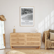 Saint Kitts Travel B&W Poster