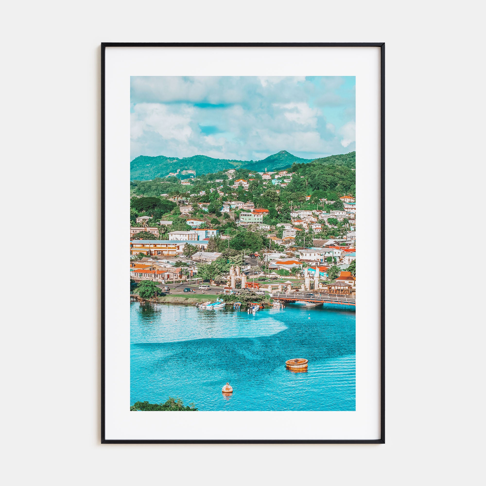 Saint Lucia Photo Color Poster