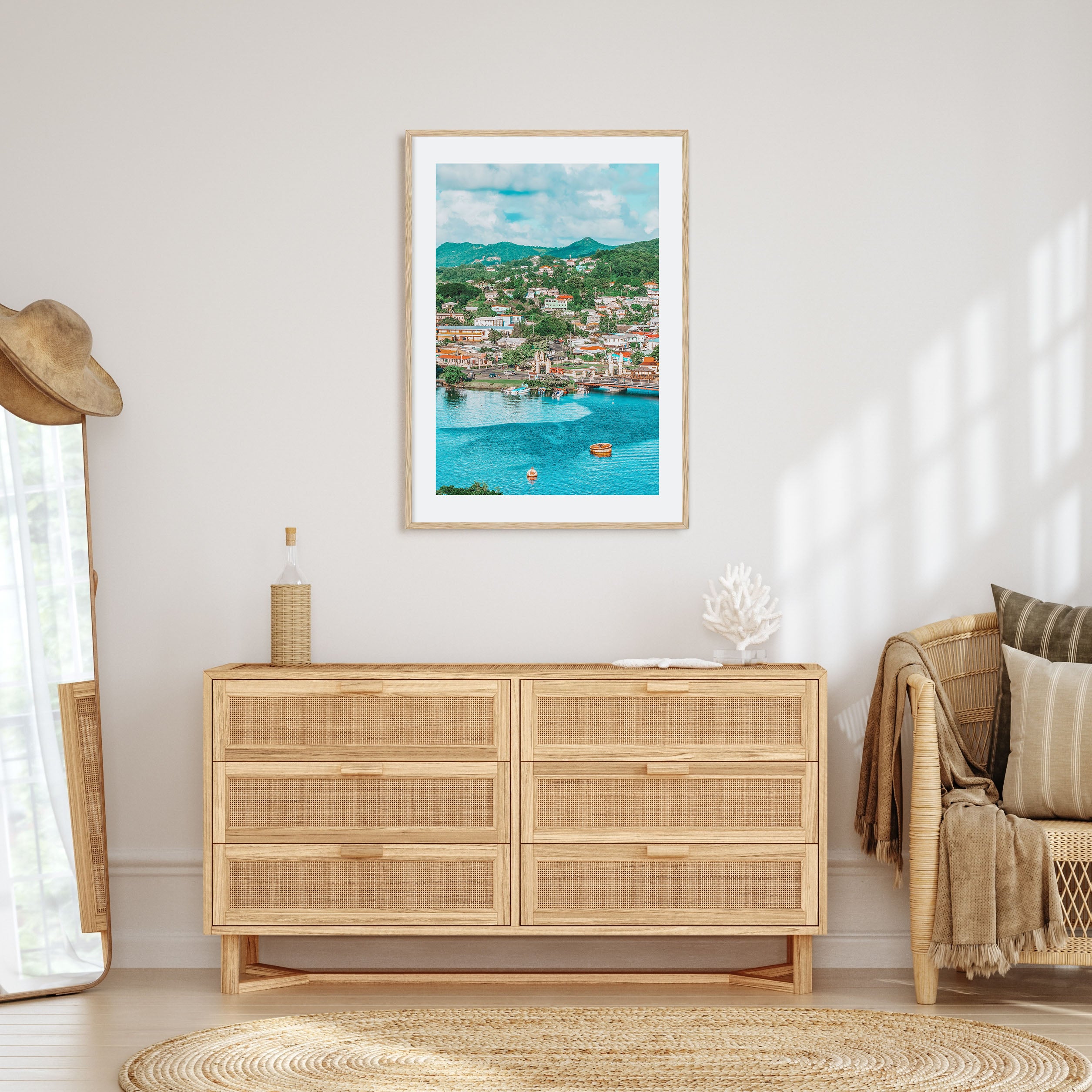 Saint Lucia Photo Color Poster