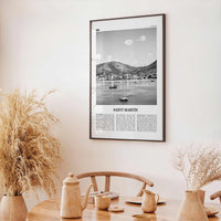 Saint Martin Print Black and White, Saint Martin Wall Art, Saint Martin Poster, Saint Martin Photo, Saint Martin Wall Décor, Caribbean
