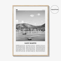 Saint Martin Print Black and White, Saint Martin Wall Art, Saint Martin Poster, Saint Martin Photo, Saint Martin Wall Décor, Caribbean