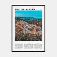 Saint-Paul-de-Vence Travel Color Poster