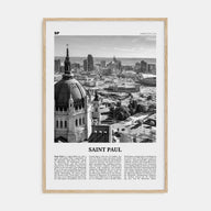 Saint Paul Travel B&W Poster