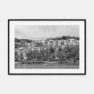 Saint Thomas Landscape B&W Poster