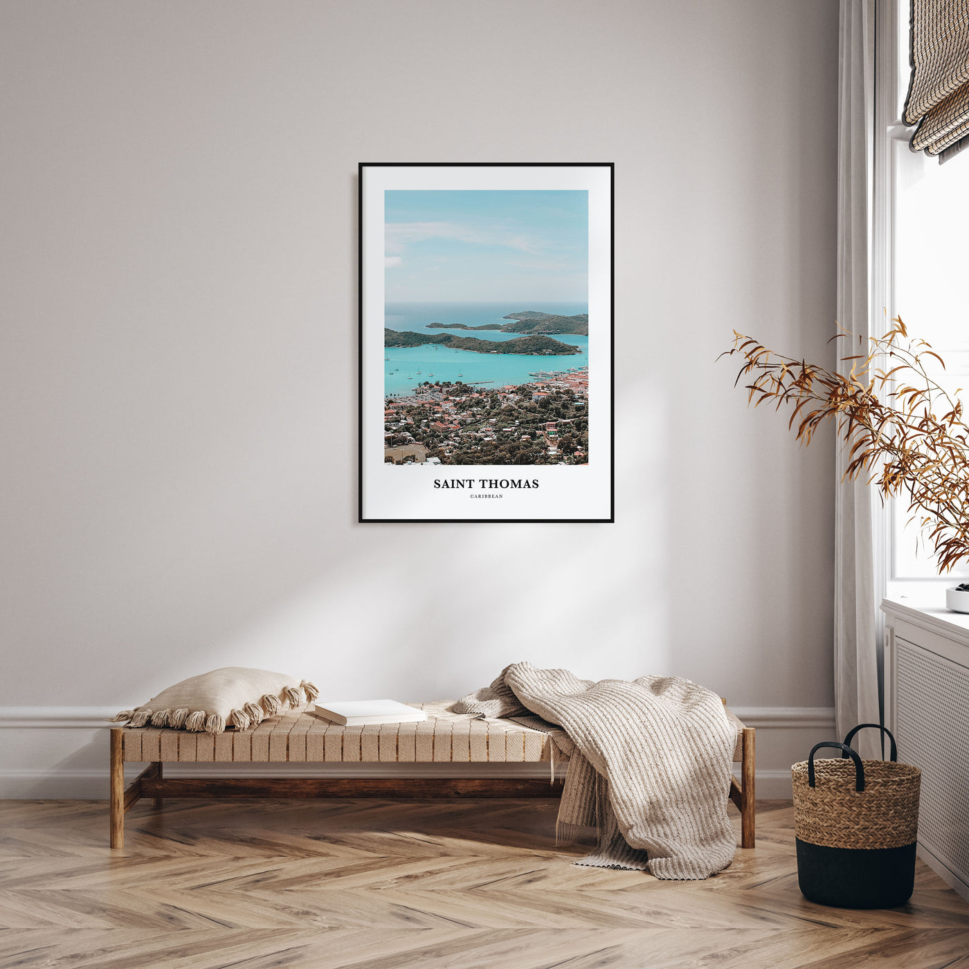 Saint Thomas Portrait Color Poster