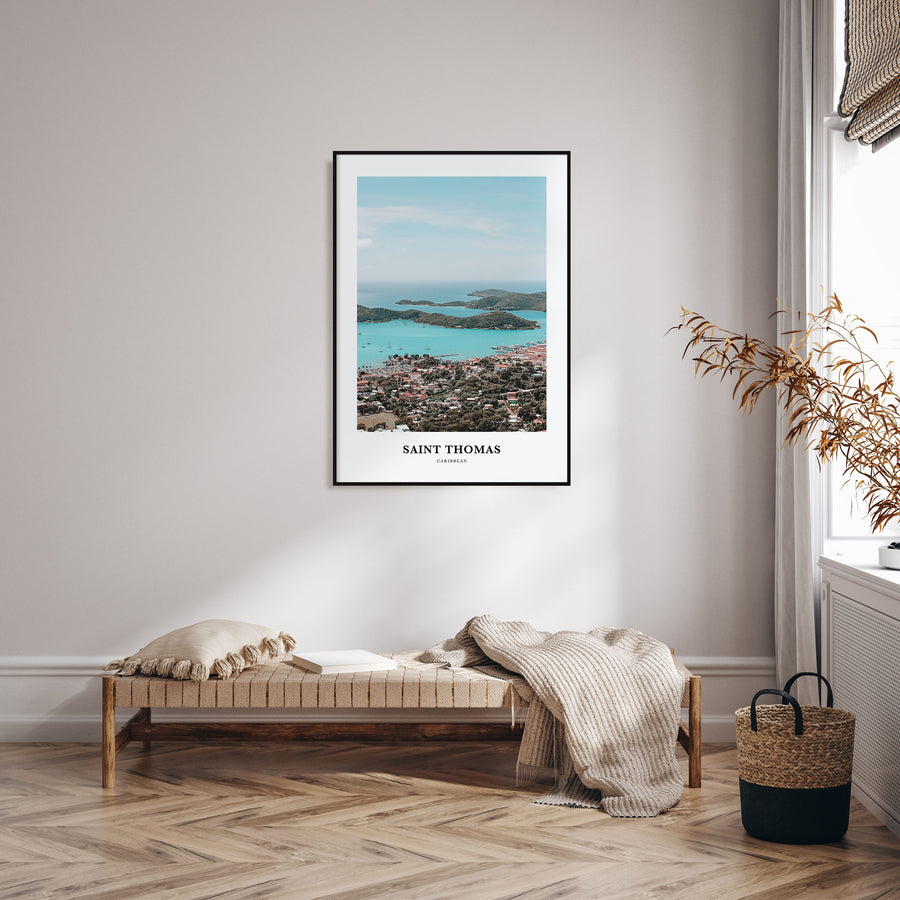 Saint Thomas Portrait Color Poster