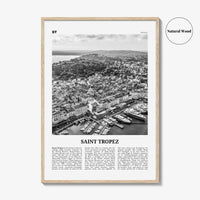 Saint Tropez Print Black and White, Saint Tropez Wall Art, Saint Tropez Poster, France, Sant-Tropetz, Alpes-Côte d'Azur, French Riviera
