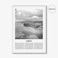 Saipan Print Black and White, Saipan Wall Art, Saipan Poster, Saipan Photo, Saipan Wall Décor, Saipán, 彩帆島, Northern Mariana Islands
