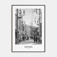 Saitama Portrait B&W Poster