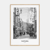 Saitama Portrait B&W Poster