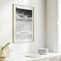 Salar de Uyuni Print Black and White, Salar de Uyuni Wall Art, Salar de Uyuni Poster, Salar de Uyuni Photo, Salar de Uyuni Décor, Bolivia