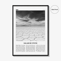 Salar de Uyuni Print Black and White, Salar de Uyuni Wall Art, Salar de Uyuni Poster, Salar de Uyuni Photo, Salar de Uyuni Décor, Bolivia