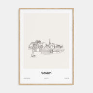 Salem, Massachusetts Drawn Poster