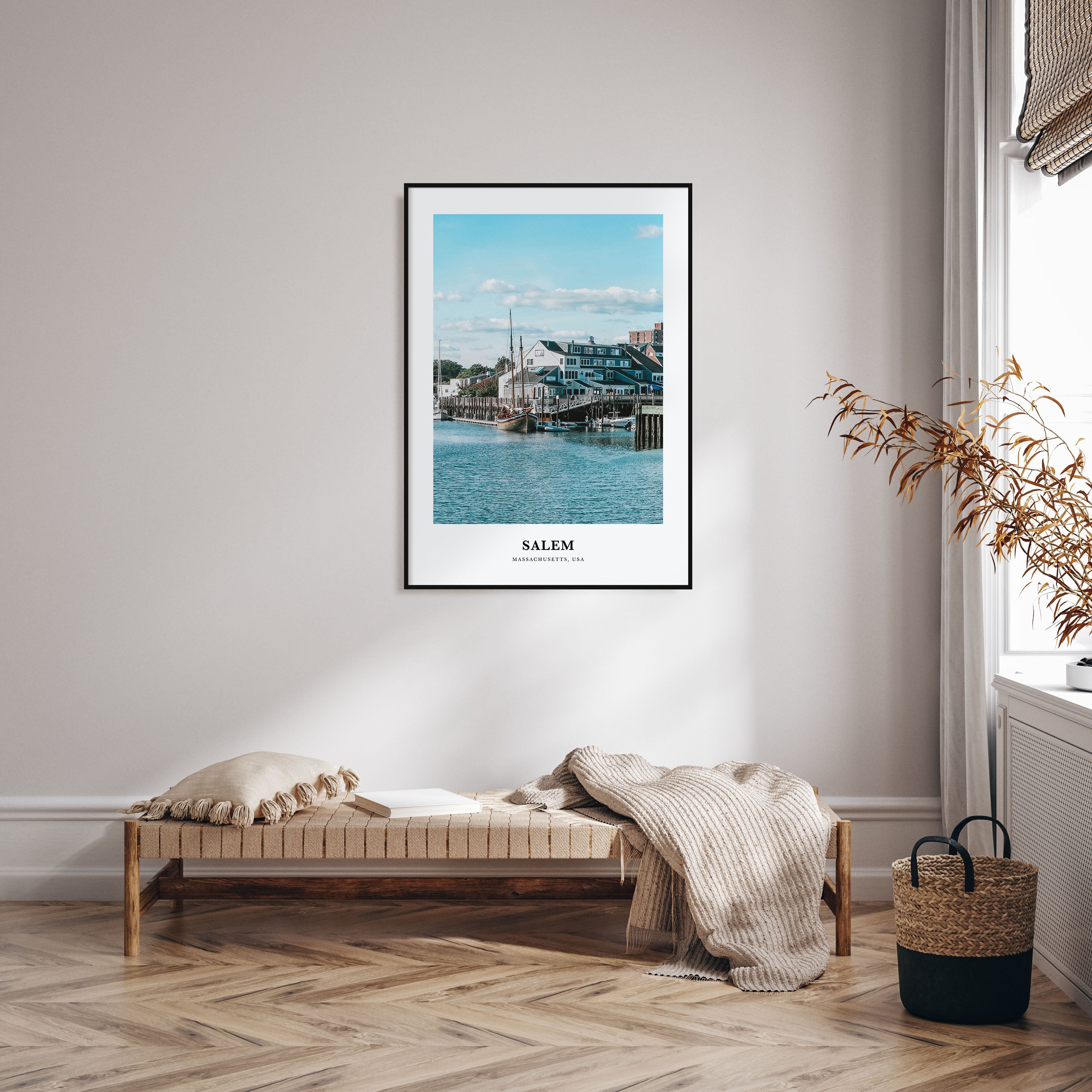 Salem, Massachusetts Portrait Color Poster