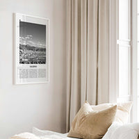 Salerno Print Black and White, Salerno Wall Art, Salerno Poster, Salerno Photo, Salerno Wall Décor, Salerno Map, Italy