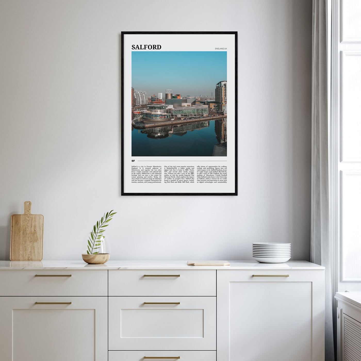 Salford Travel Color Poster