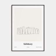 Salisbury Drawn Poster