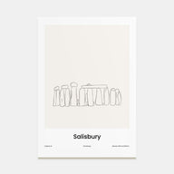 Salisbury Drawn Poster