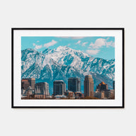 Salt Lake City Landscape Color Poster