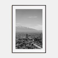 Salt Lake City Photo B&W No 1 Poster