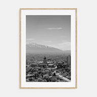 Salt Lake City Photo B&W No 1 Poster