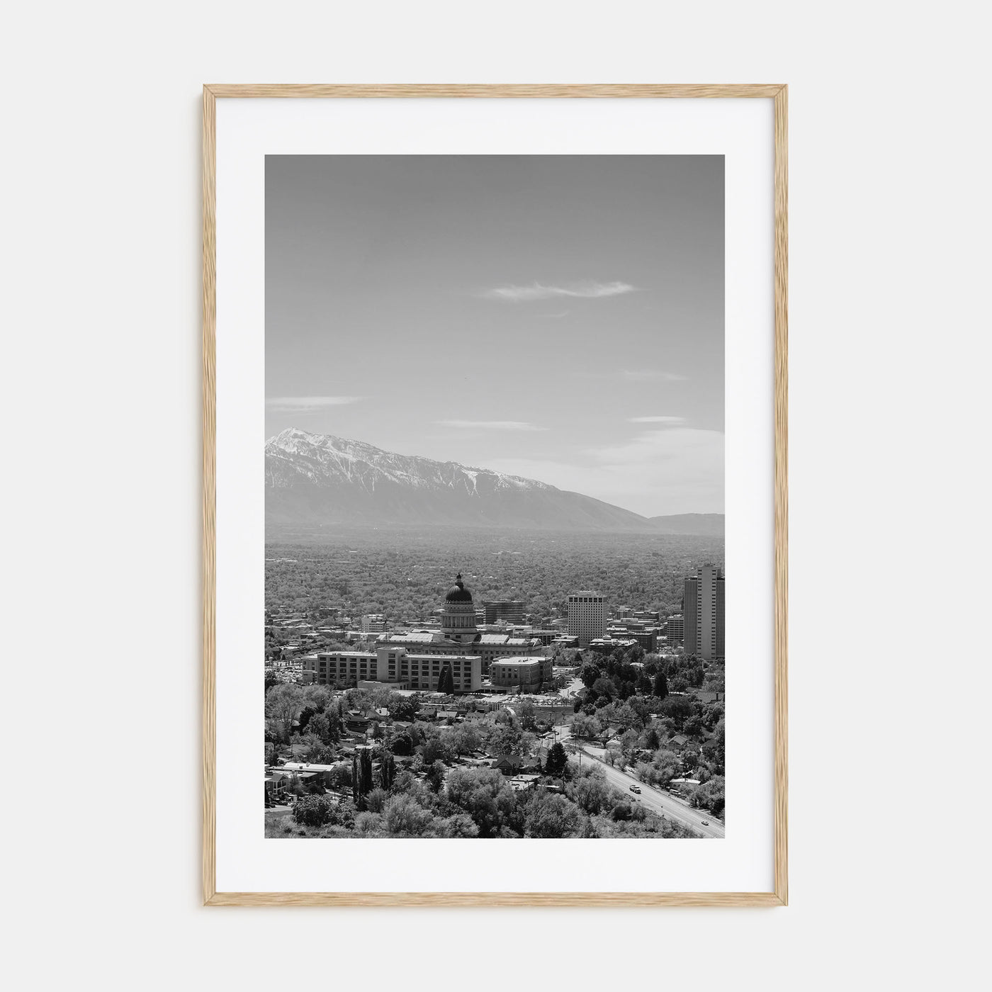 Salt Lake City Photo B&W No 1 Poster