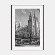 Salt Lake City Photo B&W No 2 Poster