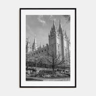 Salt Lake City Photo B&W No 2 Poster