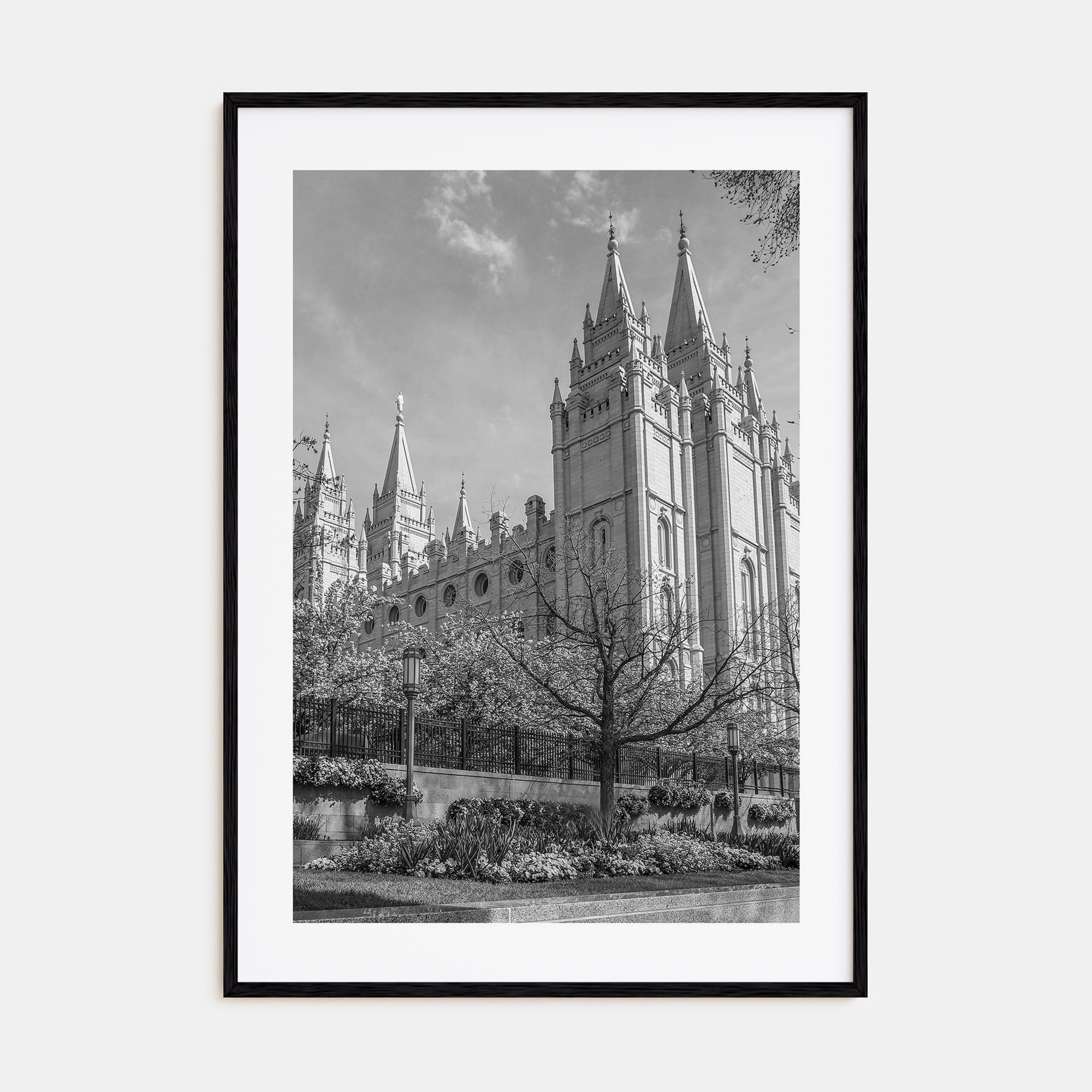 Salt Lake City Photo B&W No 2 Poster
