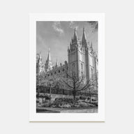 Salt Lake City Photo B&W No 2 Poster