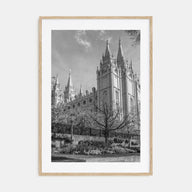 Salt Lake City Photo B&W No 2 Poster