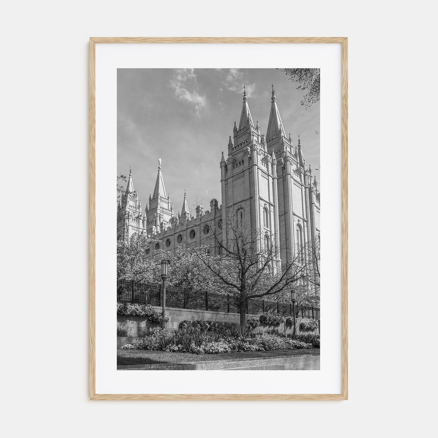 Salt Lake City Photo B&W No 2 Poster