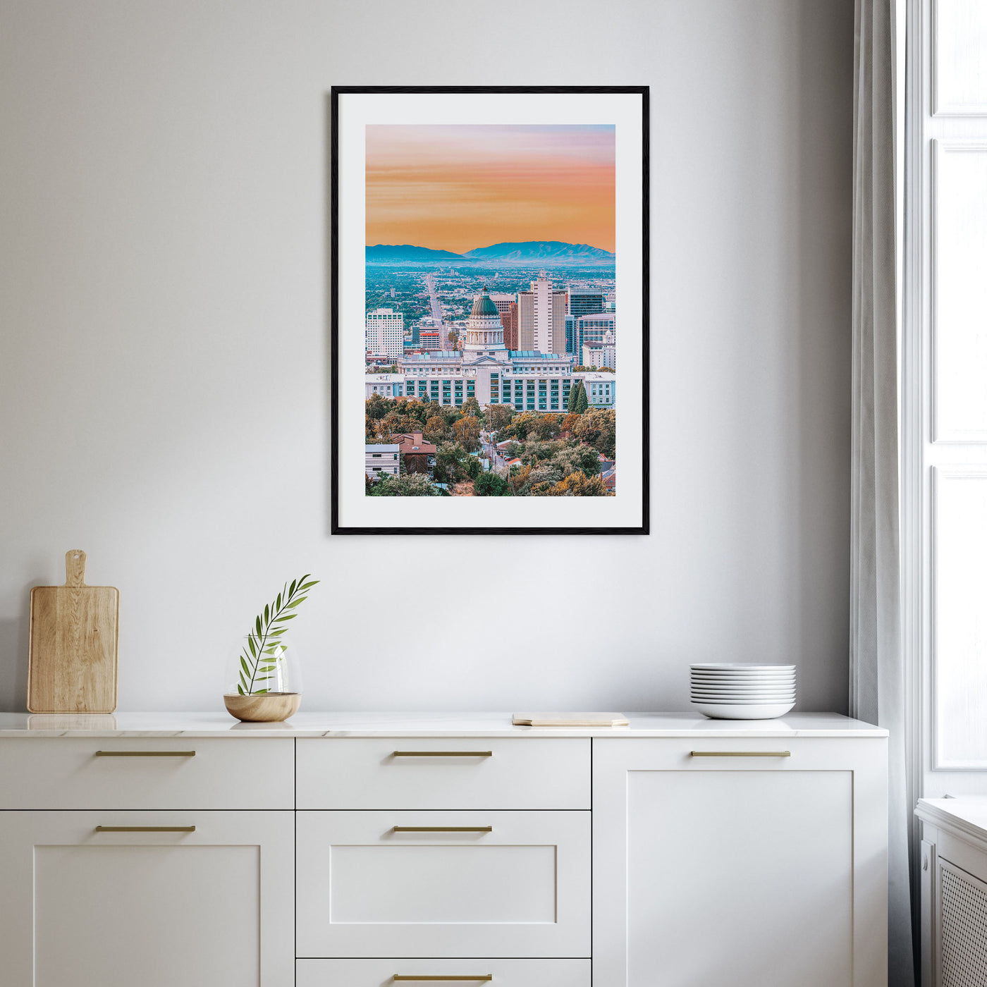 Salt Lake City Photo Color No 1 Poster